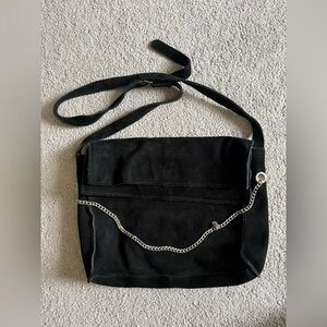 ZARA suede leather shoulder Bag